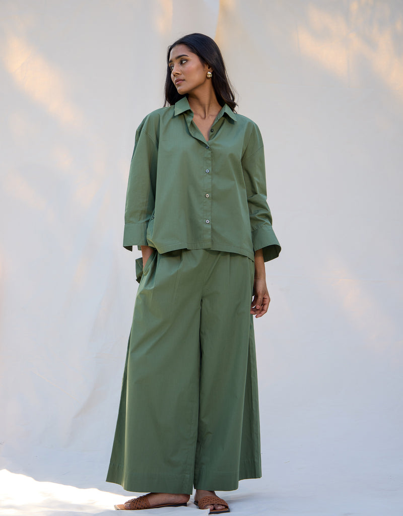 Sage Green Hi-low Co-ord Set